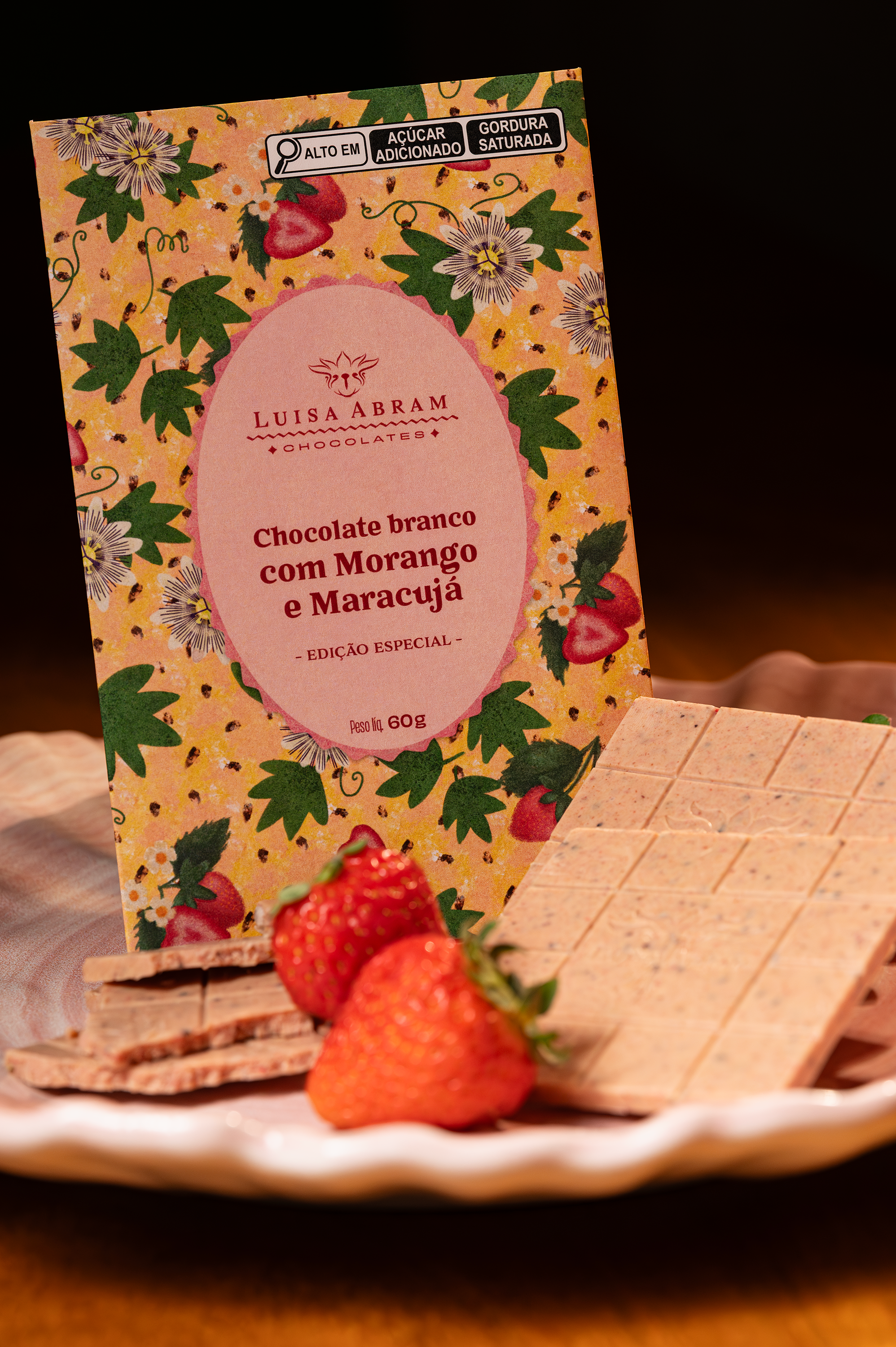 Branco com Maracujá e Morango