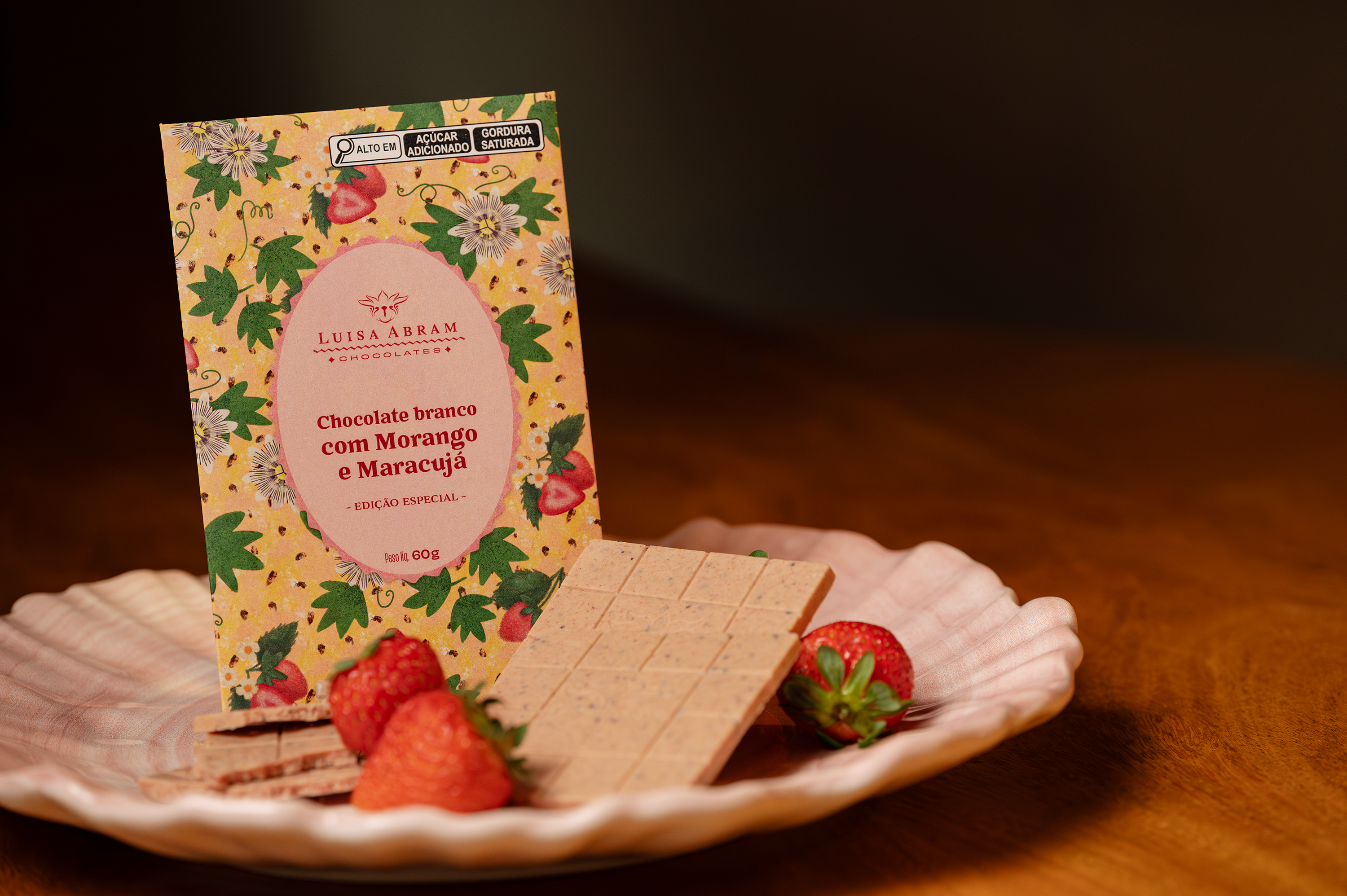 Branco com Maracujá e Morango