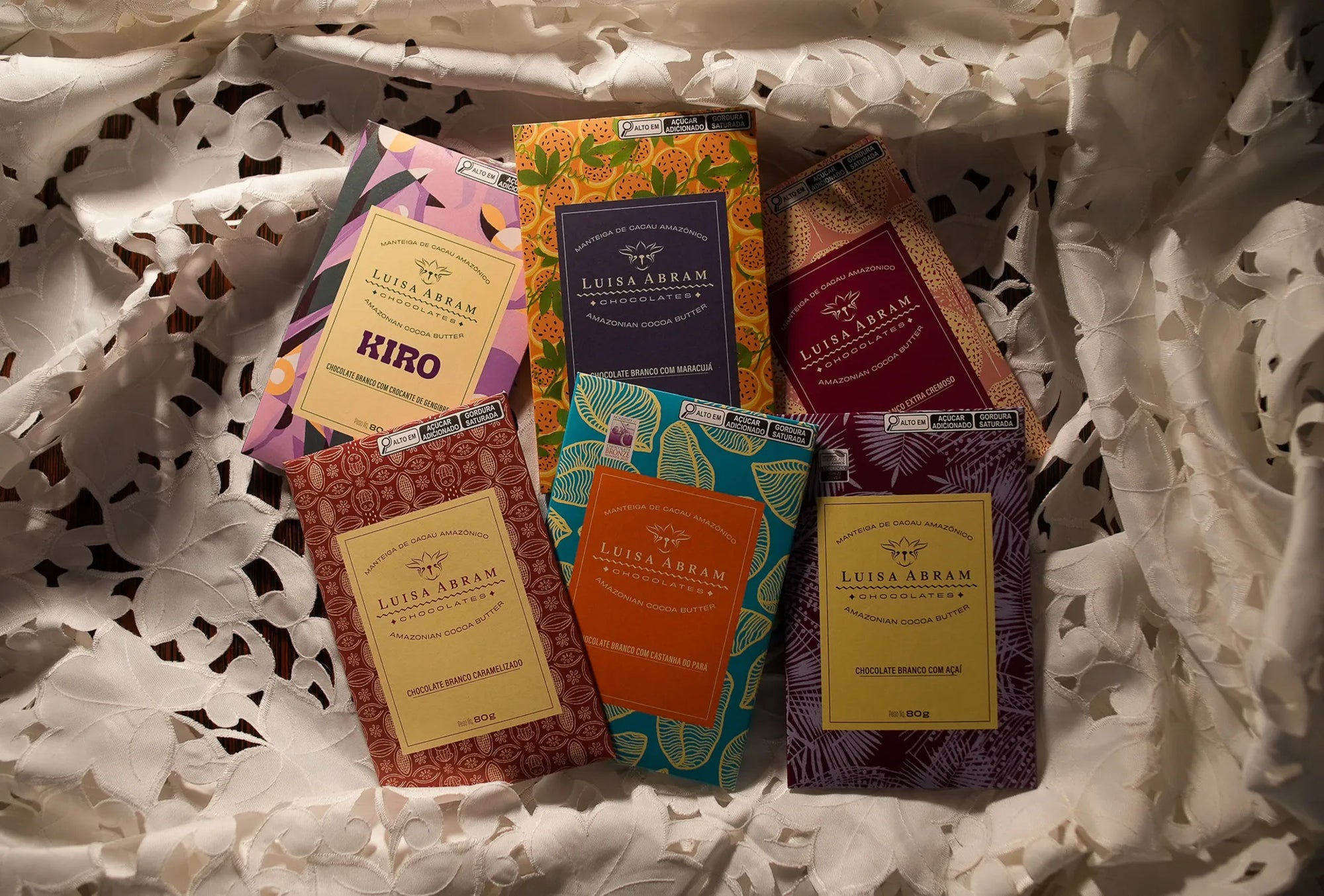 Kit com 6 barras - Brancos